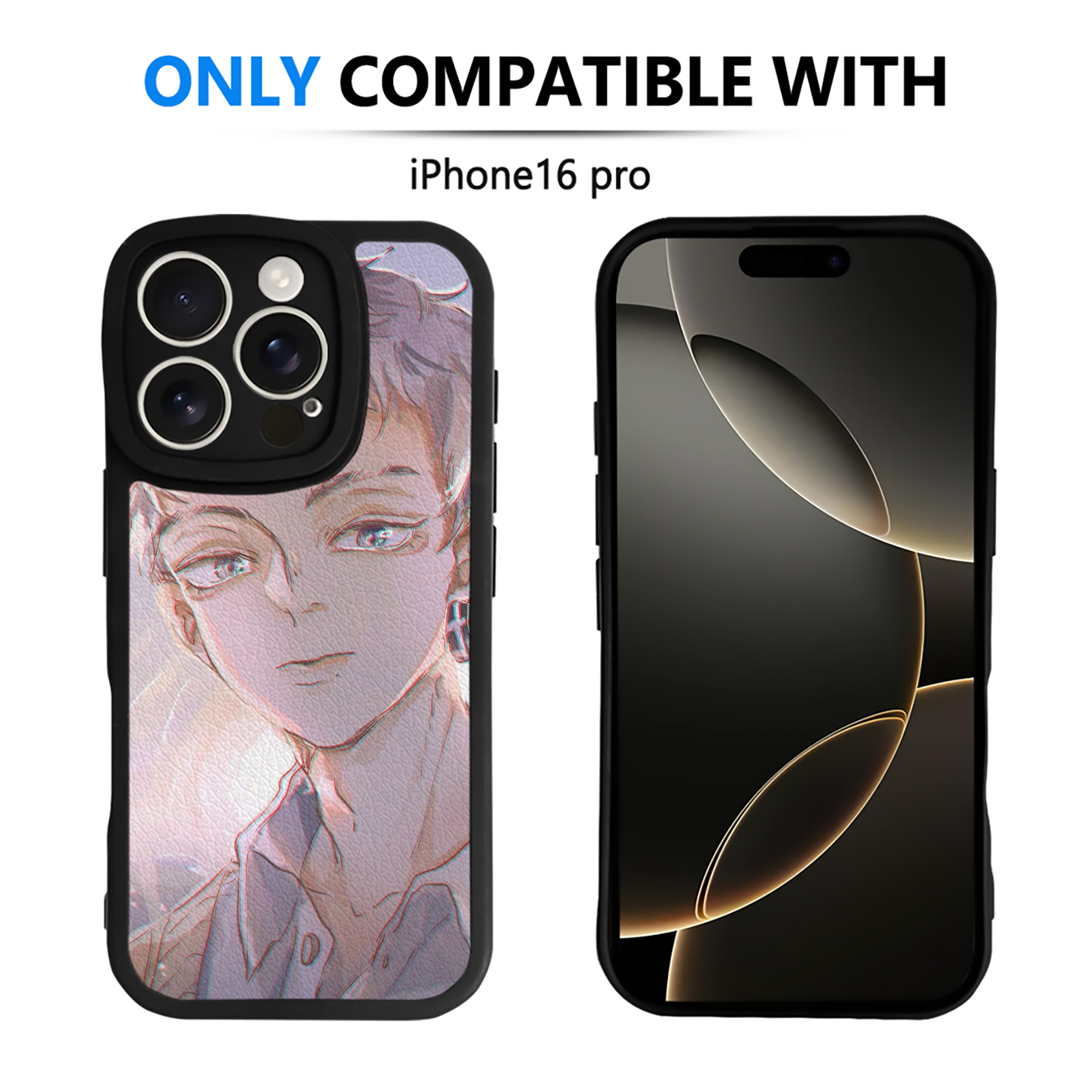 （画像用） 東京リベンジャーズ Tokyo Revengers 【iPhone 16シリーズ対応】シリコンスマホケース（レザー調） 材質：シリコン